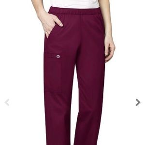 Wonderwork women’s elastic waist scrub pants